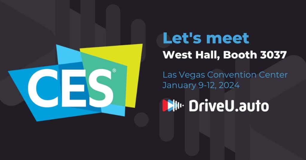 Meet us at CES 2024 West Hall 3073