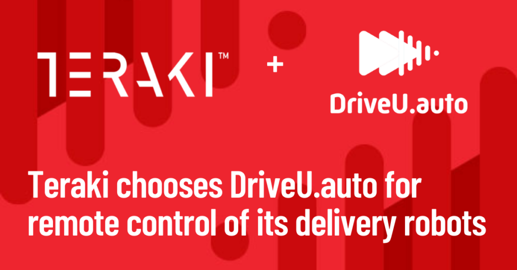 Teraki chooses DriveU.auto for remote control of its delivery robots
