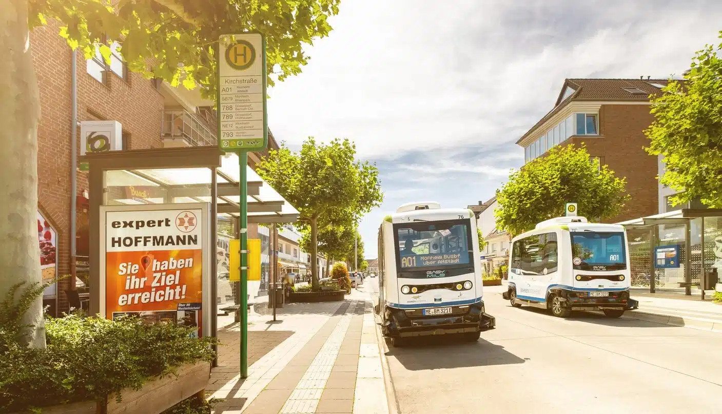 Easymile Shuttle in Monheim am Rhein